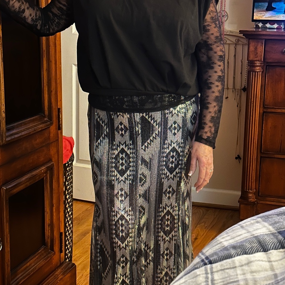 LONG Sequined Skirt (Small/Medium) New